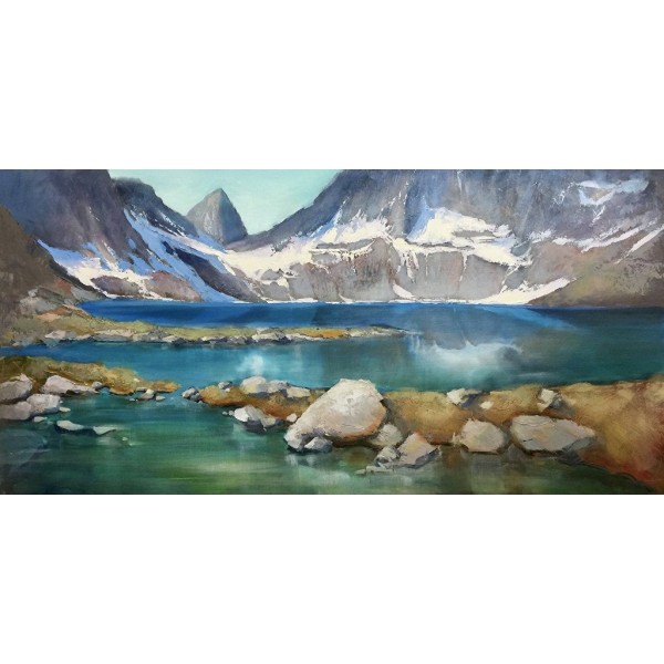 Cobalt Lake - Art by Linda Wilder